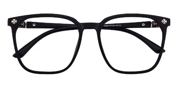Square Black Eyeglasses