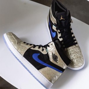 Nike官网 即将发售Air Jordan 1 Zoom Air "Gold Laser"配色