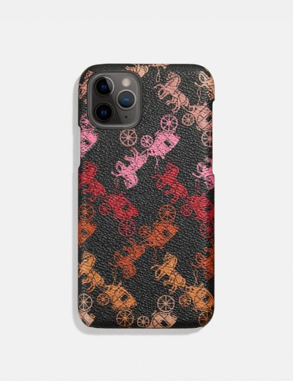 iPhone 11 Pro Case With Horse and Carriage Print