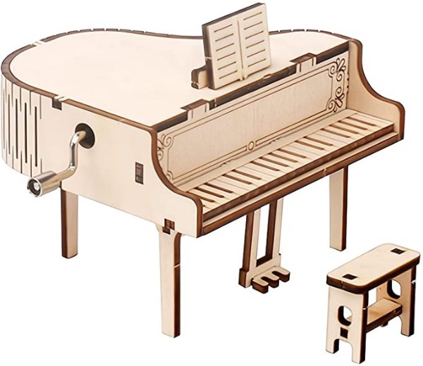 3D 钢琴拼图音乐盒