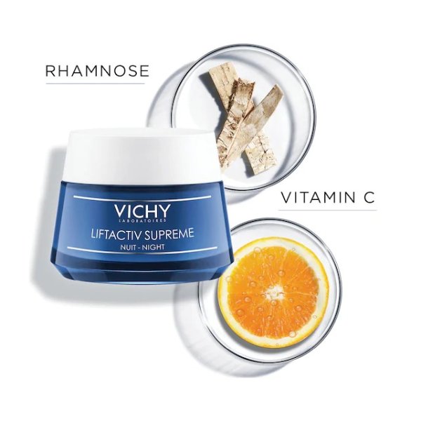 VICHY LiftActiv Night Cream Anti-Wrinkle Face Moisturizer