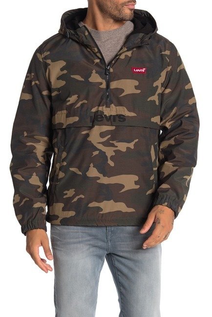 Camo Hooded Pullover