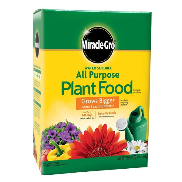 Miracle-Gro Water Soluble All Purpose Plant Food, 10 lbs