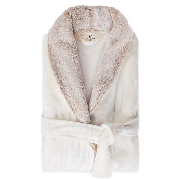 Bee & Willow™ Faux Fur Robe | Bed Bath & Beyond
