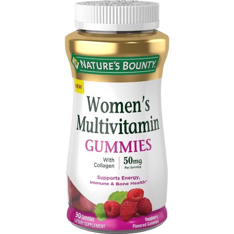 Women's Multi, 90 Gummies, Fruit Flavored Gummy Vitamin Supplements for Adults