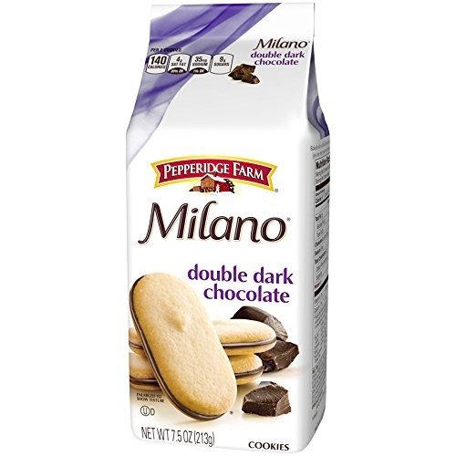 Milano Cookies, Double Dark Chocolate, 7.5 Oz