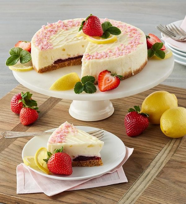 柠檬草莓芝士蛋糕