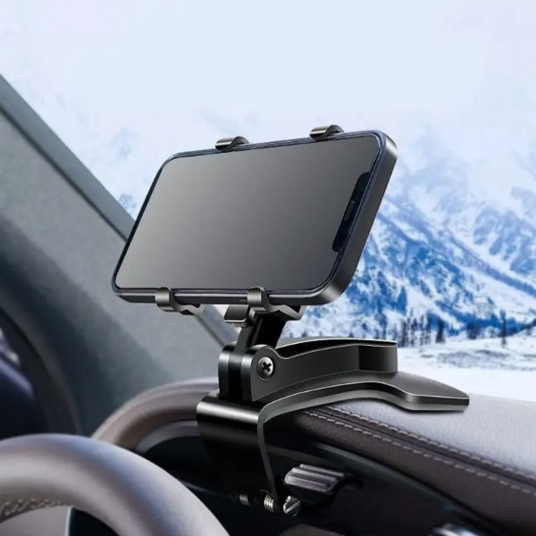 Multi Function Angle Adjustable Rotatable Mobile Phone Holder Car Phone Mount Dashboard Clip Mount - Automotive - Temu