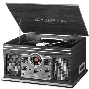 Victrola Nostalgic 木质经典造型6合1蓝牙音乐盒