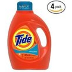 Tide Clean Breeze Scent with Actilift洗衣液(4瓶, 每瓶100盎司)