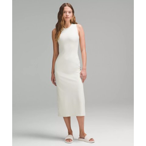 All Aligned Ribbed Midi Dress *Online Only | Women's Dresses | lululemon