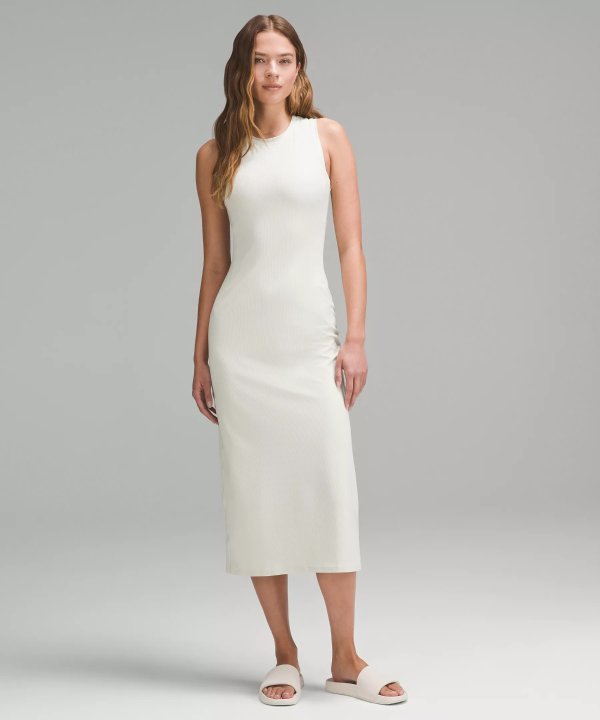 All Aligned Ribbed Midi Dress *Online Only | Women's Dresses | lululemon