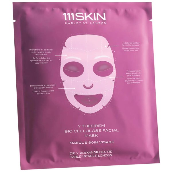 Y Theorem Bio Cellulose Facial Mask Single 0.87 oz (Worth $32.00)