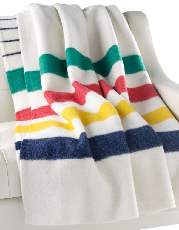 - Iconic Multi Stripe Point Blanket