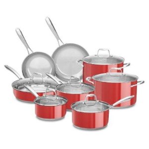 KitchenAid Stainless Steel 14-Piece Cookware Set