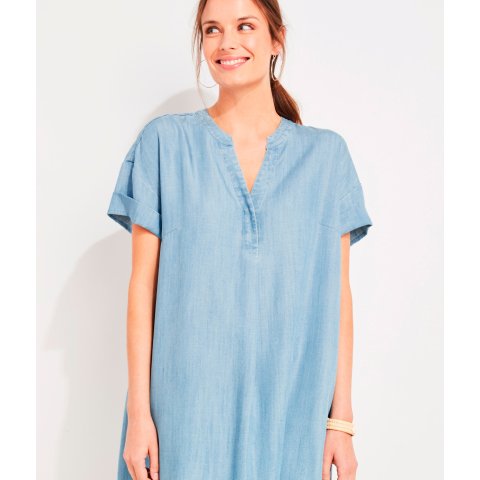 Vineyard VinesChambray Easy Tunic Dress