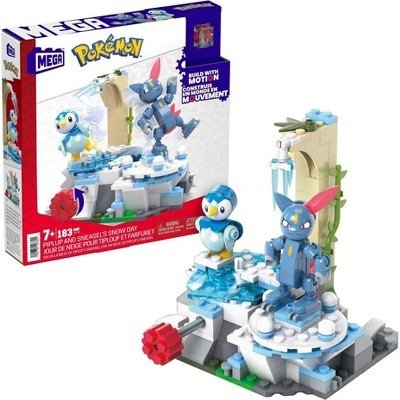 Pokemon Piplup and Sneasel's Snow Day with Motion Building Set (171 pc)