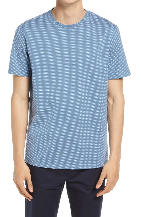 Men's Dot Jacquard Stretch T-Shirt