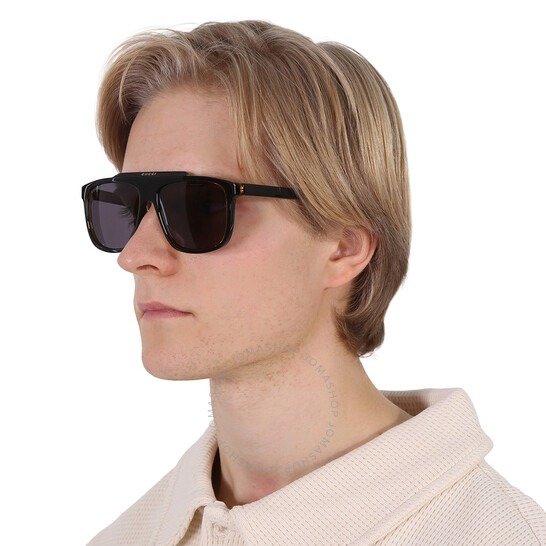 Grey Square Men's Sunglasses GG1039S 001 58