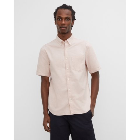 Club MonacoShort Sleeve Summer Oxford