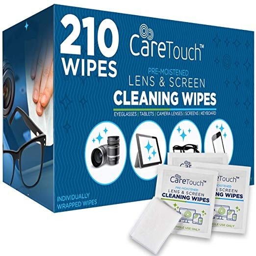 Care Touch 专业镜片清洁除菌湿巾 210片