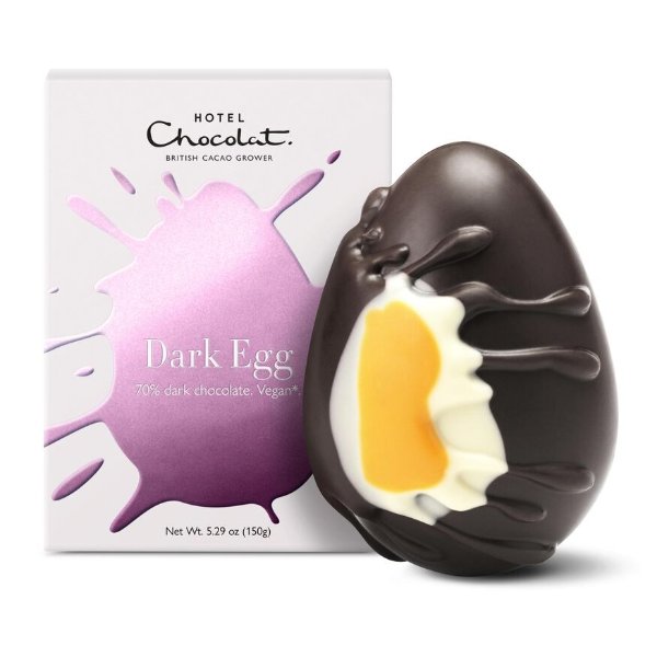 70% 黑巧克力复活节彩蛋