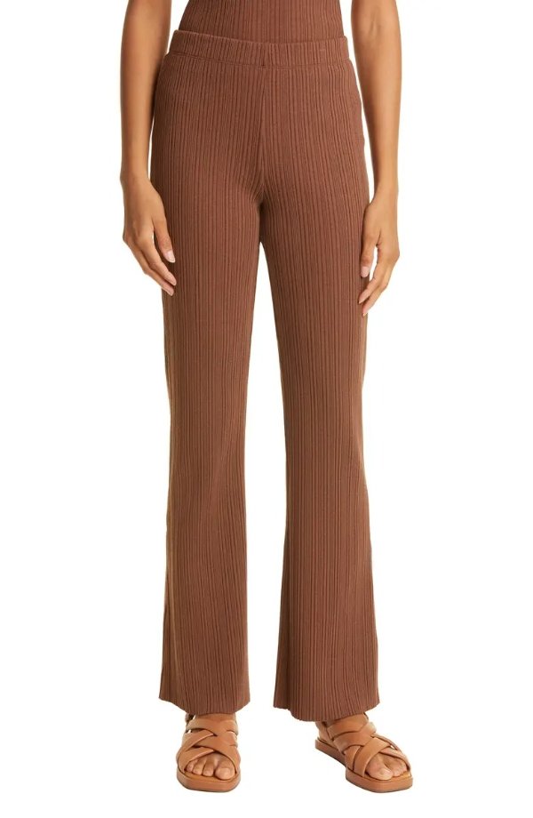 Ribbed Cashmere Pants