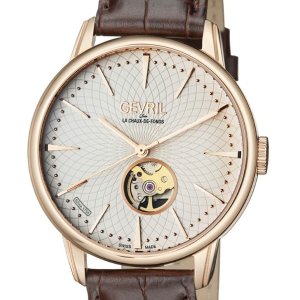 Last Day: GEVRIL Mulberry Open Heart Automatic Men's Watches 4 styles @ JomaShop.com