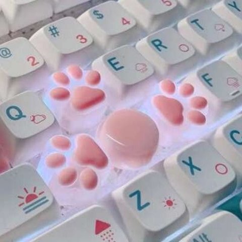 SHEIN只有一个猫爪键帽 