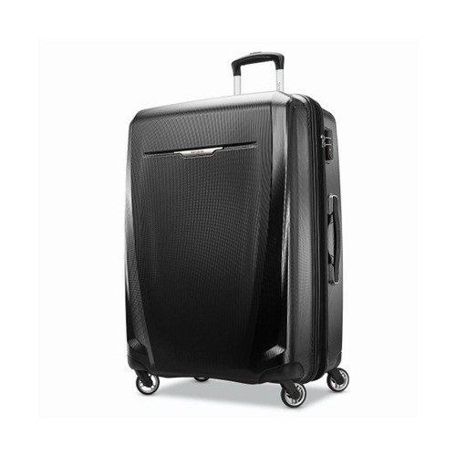 Winfield 3 DLX Spinner 78/28 Checked Luggage - (Black) - (120754-1041)