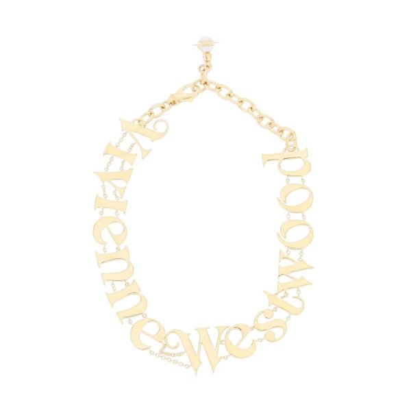 Raimunda Logo Lettering Choker Necklace