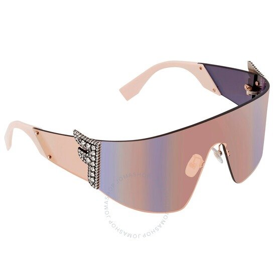 Gray Rose Gold Ladies Sunglasses FF 0382/S 35J 99