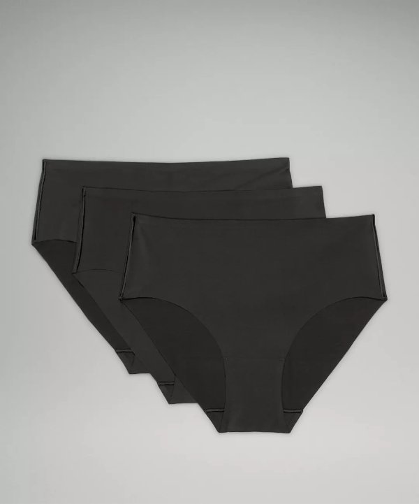 InvisiWear High-Rise Bikini Underwear 3 Pack