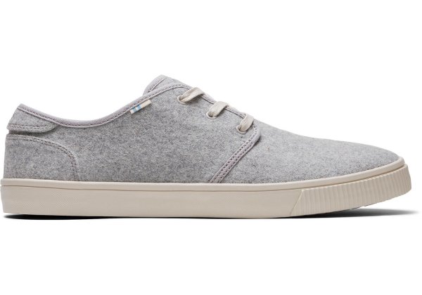Drizzle Grey Felt Men's Carlo Sneakers Topanga Collection