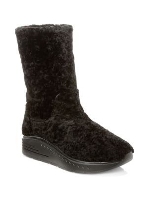 - Murial Shearling Leather Boots