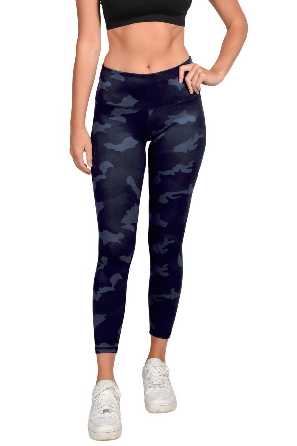 Lux Camo High Waisted Ankle Leggings