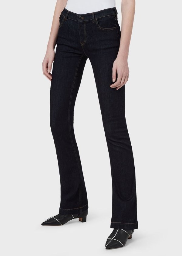 Slim Fit J07 Denim Jeans for Women | Emporio Armani