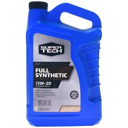 Full Synthetic SAE 5W-20 Motor Oil, 5 Quarts
