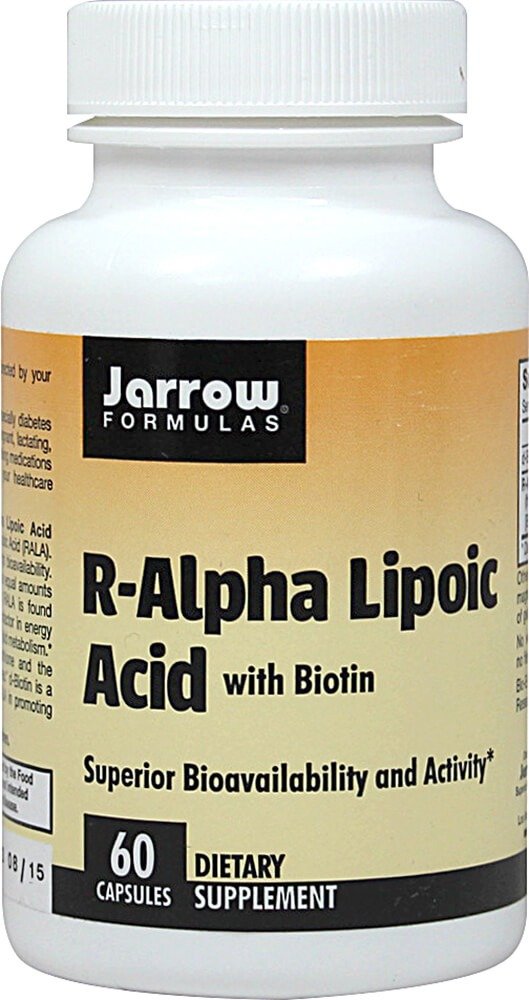 R-Alpha Lipoic Acid 100 mg with Biotin 60 Capsules | Lipoic Supplements | Puritan's Pride