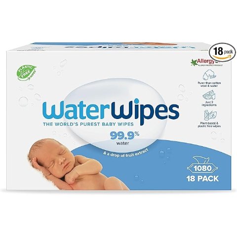 柔软婴儿湿巾 (18 packs)