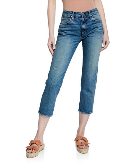 Syd Cropped Straight-Leg Jeans