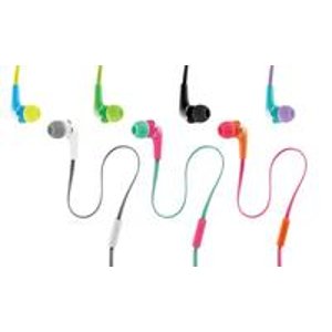 Urban Beatz 入耳式耳机带耳塞带麦克风和遥控器 (2个装, 多色可选) 