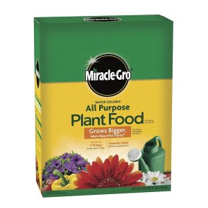 Amazon 植物肥料营养素促销, Miracle-Gro, Scotts 等品牌都有