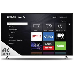 Hitachi 50"  4K UHD Smart LED HDTV (Refurbished)