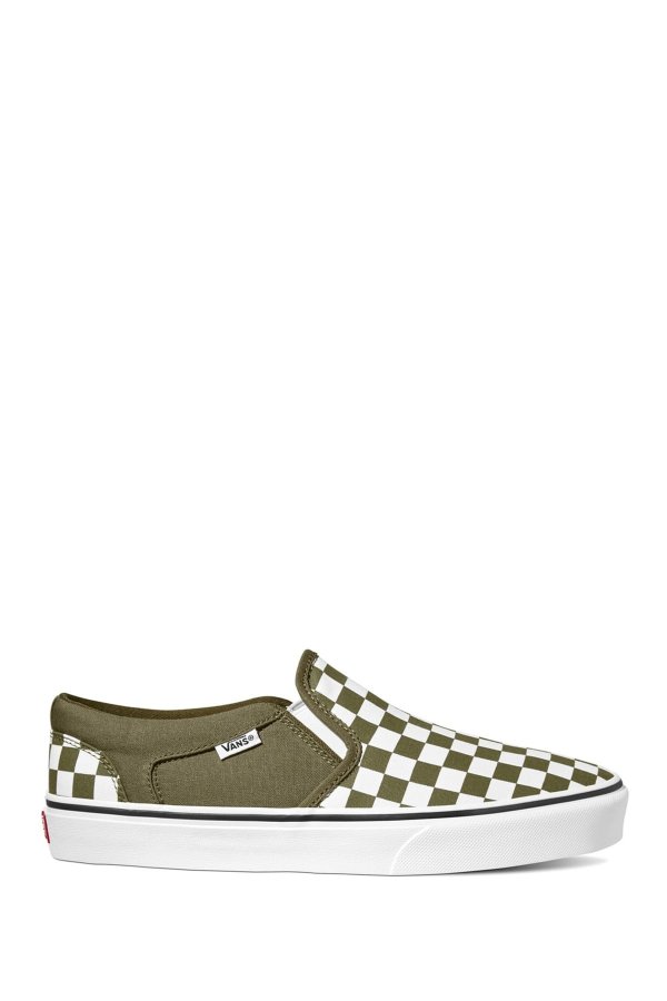 Asher Checker Print Slip-On Sneaker
