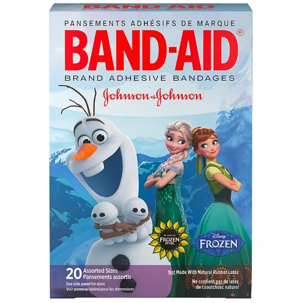 Band-Aid Children's Adhesive Bandages Assorted Sizes Disney's Frozen