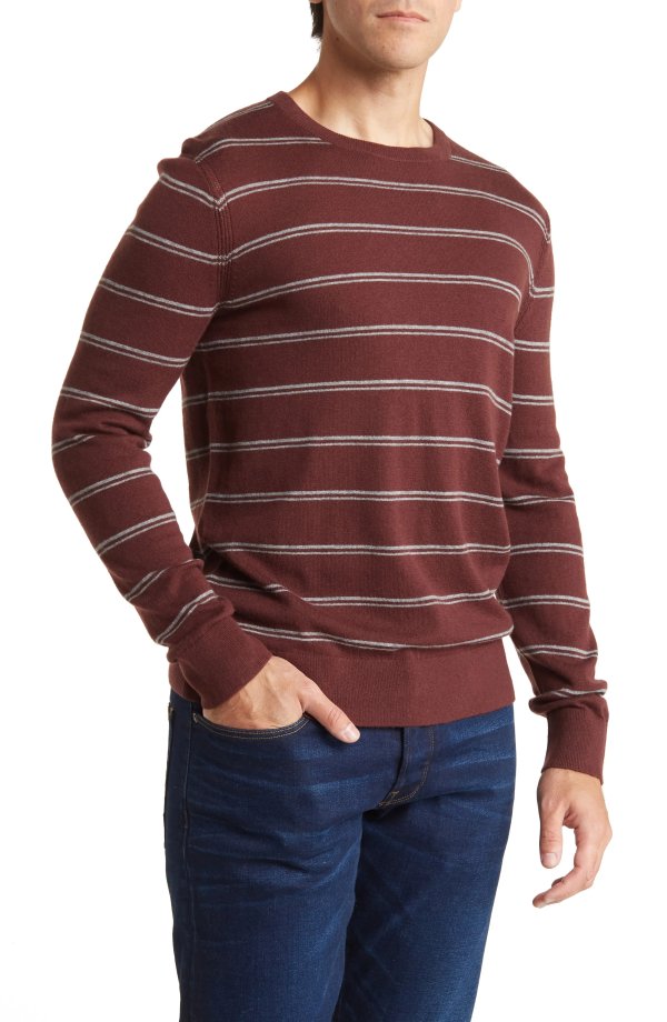 Riland Harman Stripe Wool Blend Sweater