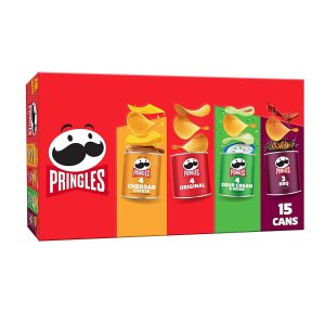Pringles Potato Crisps Chips Variety Pack, 20.6oz Box (15 Cans)