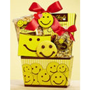 Smiles Valentine Gift Basket with $10 Gift Card