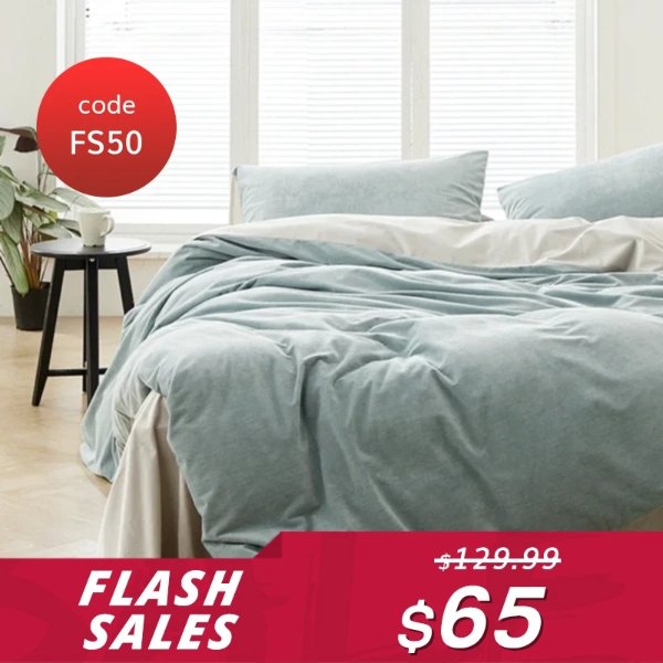 【Flash Sale】Soft and Warm 3D Striped Velvet four-piece Bedding Set (Use Code: FS50 from $65)